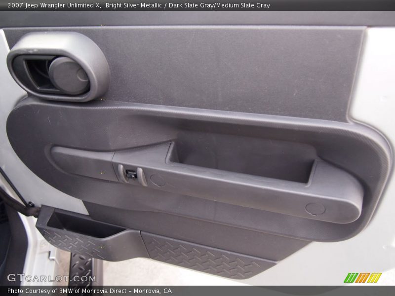 Bright Silver Metallic / Dark Slate Gray/Medium Slate Gray 2007 Jeep Wrangler Unlimited X