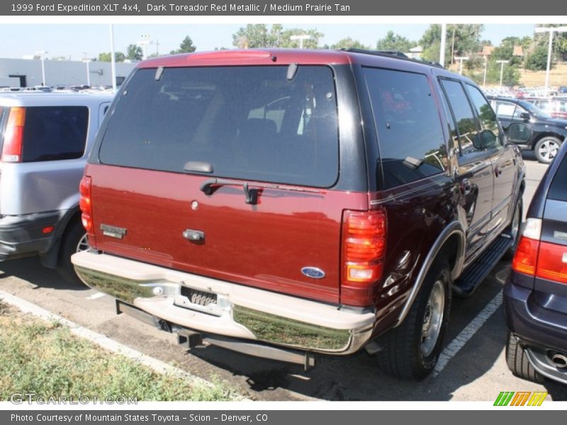 Dark Toreador Red Metallic / Medium Prairie Tan 1999 Ford Expedition XLT 4x4