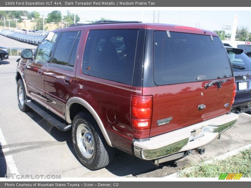 Dark Toreador Red Metallic / Medium Prairie Tan 1999 Ford Expedition XLT 4x4