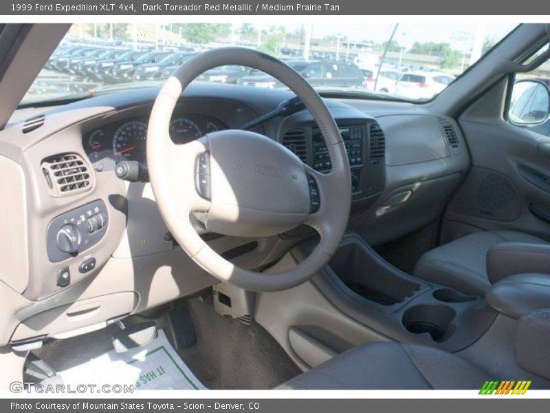Dark Toreador Red Metallic / Medium Prairie Tan 1999 Ford Expedition XLT 4x4