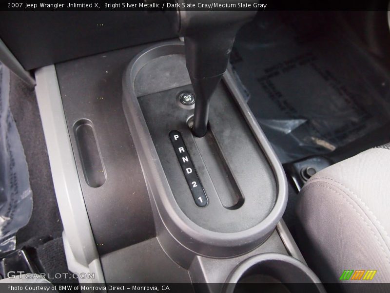 Bright Silver Metallic / Dark Slate Gray/Medium Slate Gray 2007 Jeep Wrangler Unlimited X