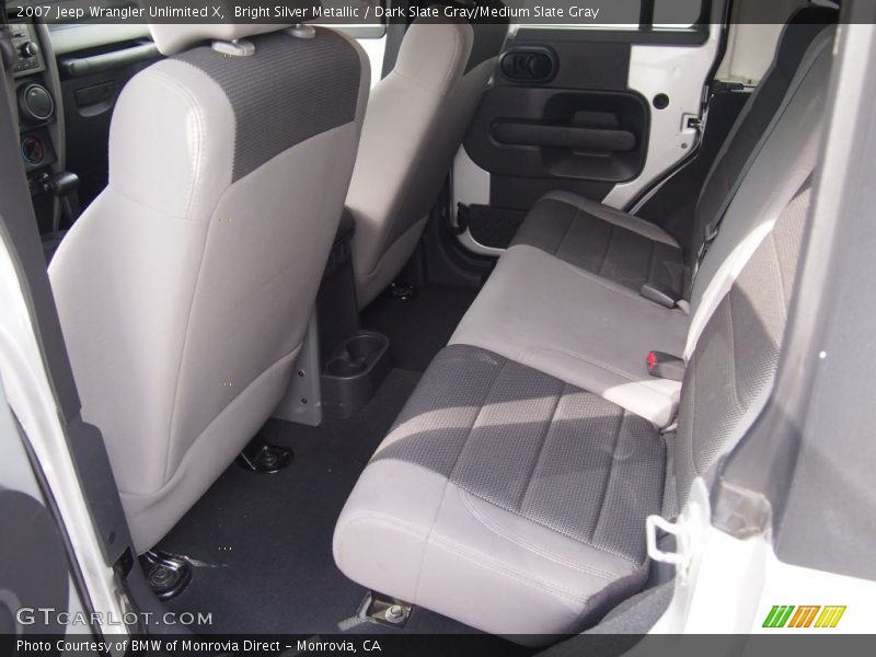Bright Silver Metallic / Dark Slate Gray/Medium Slate Gray 2007 Jeep Wrangler Unlimited X