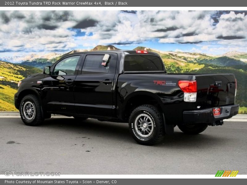 Black / Black 2012 Toyota Tundra TRD Rock Warrior CrewMax 4x4