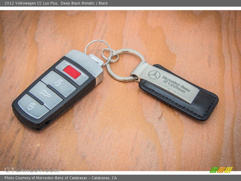 Deep Black Metallic / Black 2012 Volkswagen CC Lux Plus