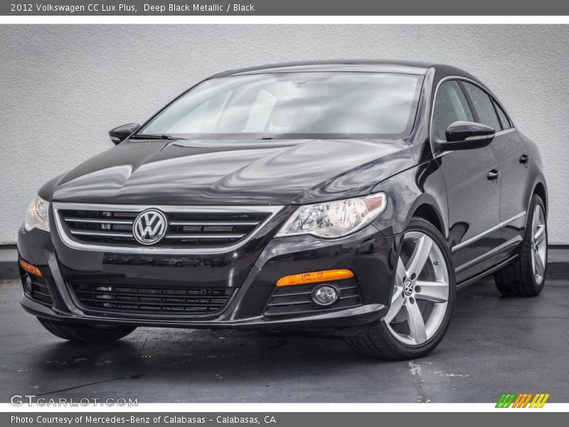 Deep Black Metallic / Black 2012 Volkswagen CC Lux Plus