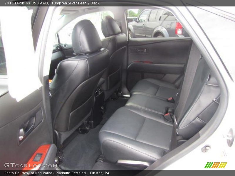 Tungsten Silver Pearl / Black 2011 Lexus RX 350 AWD