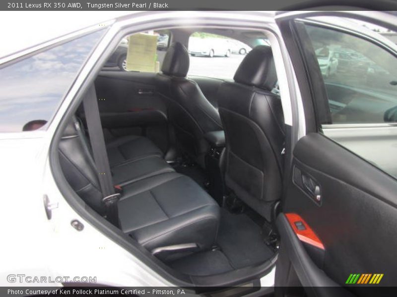 Tungsten Silver Pearl / Black 2011 Lexus RX 350 AWD