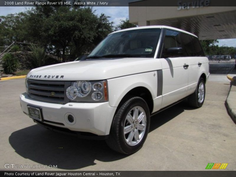 Alaska White / Ivory 2008 Land Rover Range Rover V8 HSE