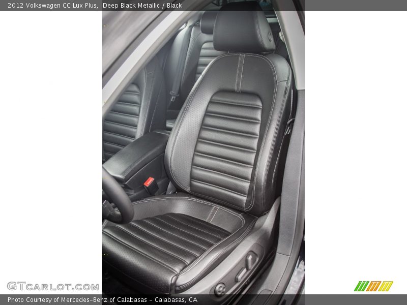 Deep Black Metallic / Black 2012 Volkswagen CC Lux Plus