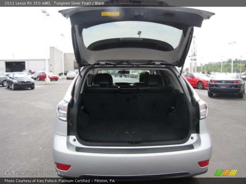 Tungsten Silver Pearl / Black 2011 Lexus RX 350 AWD