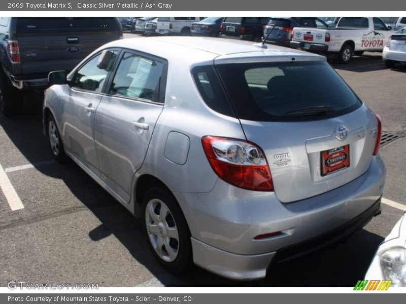 Classic Silver Metallic / Ash Gray 2009 Toyota Matrix S