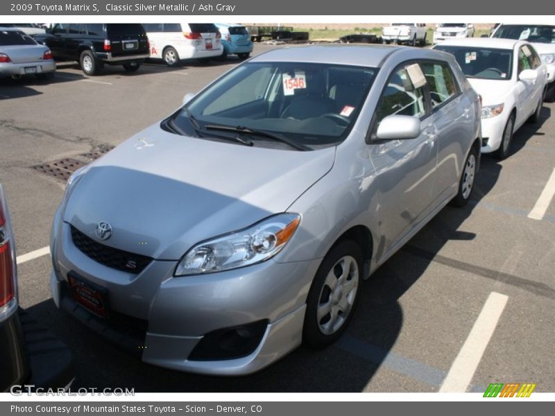 Classic Silver Metallic / Ash Gray 2009 Toyota Matrix S