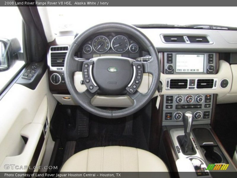 Alaska White / Ivory 2008 Land Rover Range Rover V8 HSE