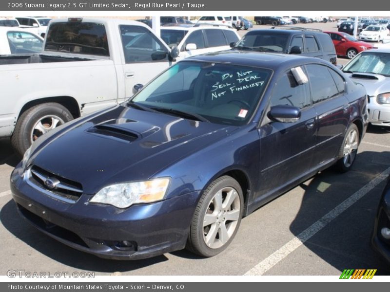 Regal Blue Pearl / Taupe 2006 Subaru Legacy 2.5 GT Limited Sedan