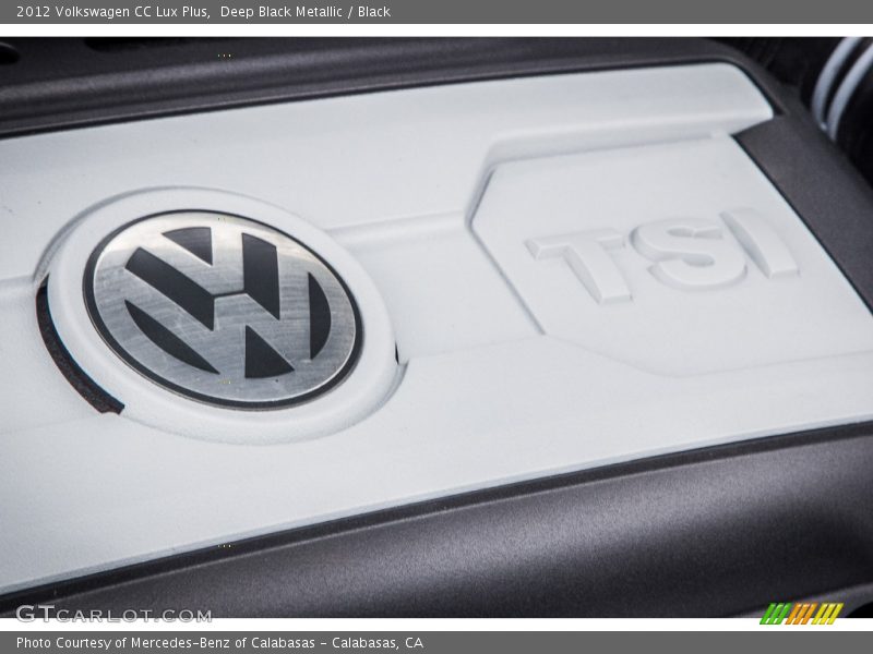Deep Black Metallic / Black 2012 Volkswagen CC Lux Plus