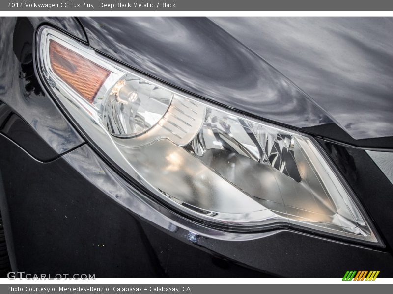 Deep Black Metallic / Black 2012 Volkswagen CC Lux Plus