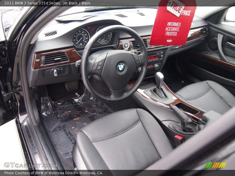 Jet Black / Black 2011 BMW 3 Series 335d Sedan