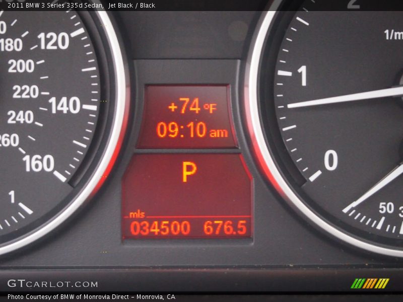 Jet Black / Black 2011 BMW 3 Series 335d Sedan