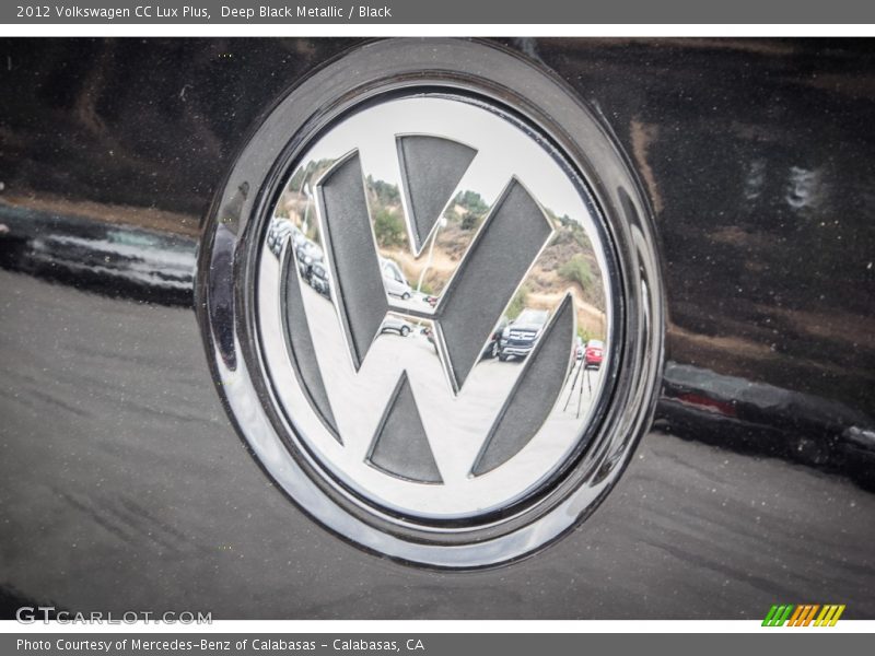 Deep Black Metallic / Black 2012 Volkswagen CC Lux Plus