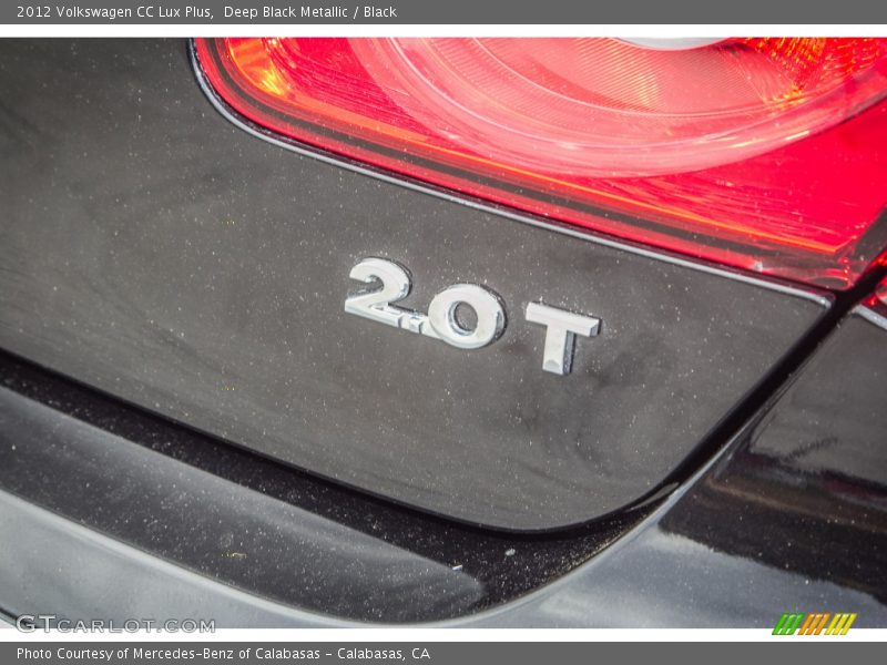 Deep Black Metallic / Black 2012 Volkswagen CC Lux Plus