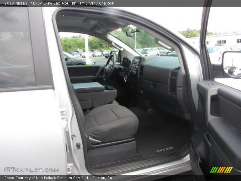 Brilliant Silver / Charcoal 2013 Nissan Titan SV Crew Cab 4x4