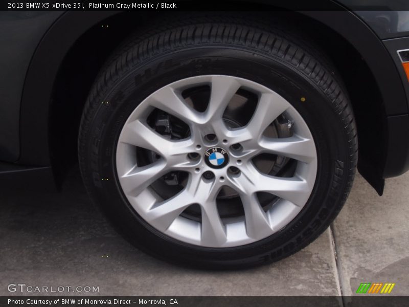 Platinum Gray Metallic / Black 2013 BMW X5 xDrive 35i