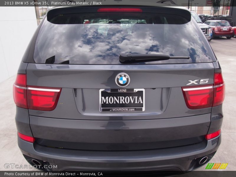 Platinum Gray Metallic / Black 2013 BMW X5 xDrive 35i