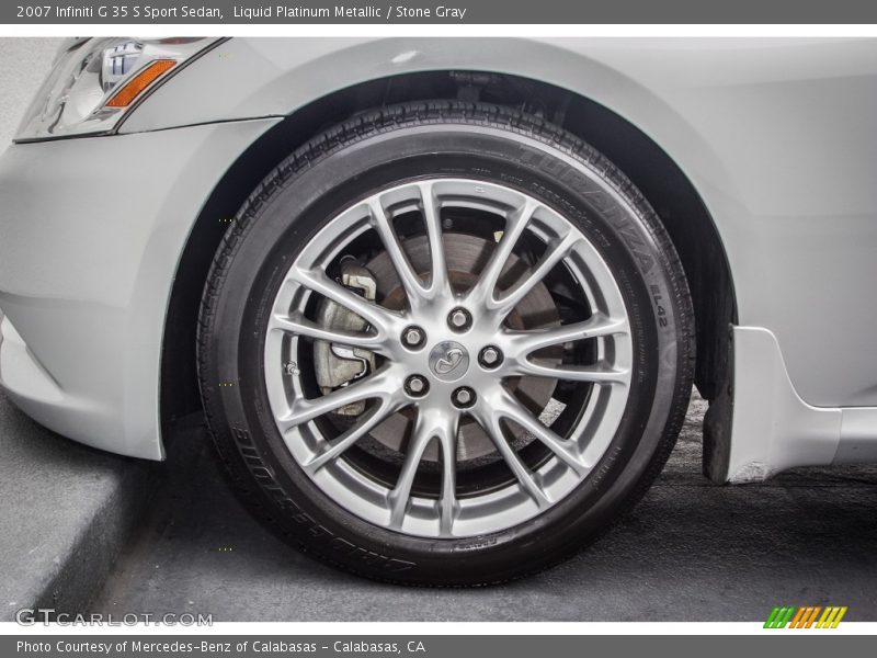  2007 G 35 S Sport Sedan Wheel