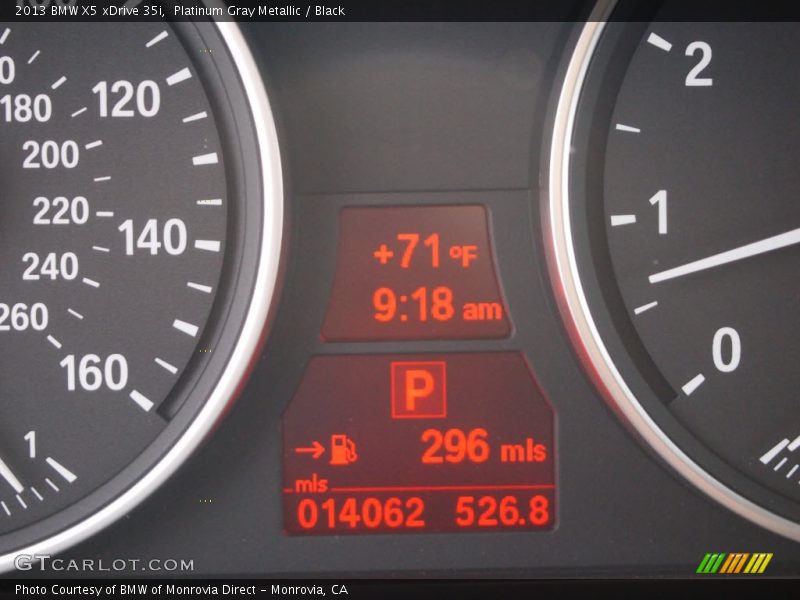 Platinum Gray Metallic / Black 2013 BMW X5 xDrive 35i