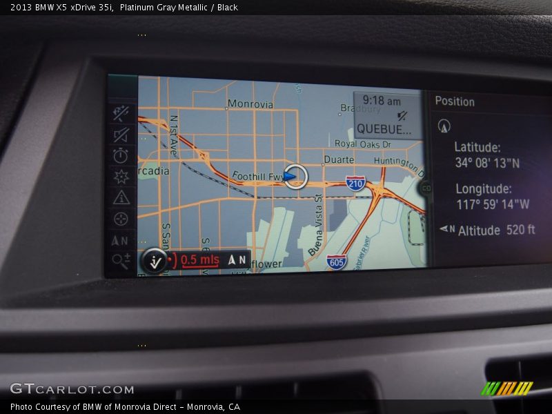 Platinum Gray Metallic / Black 2013 BMW X5 xDrive 35i