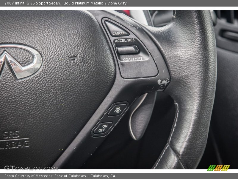 Controls of 2007 G 35 S Sport Sedan