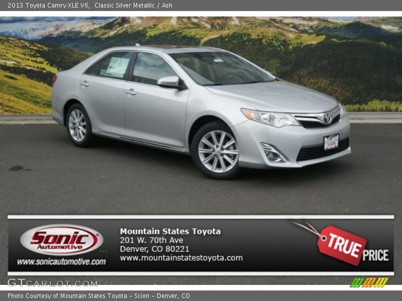 Classic Silver Metallic / Ash 2013 Toyota Camry XLE V6