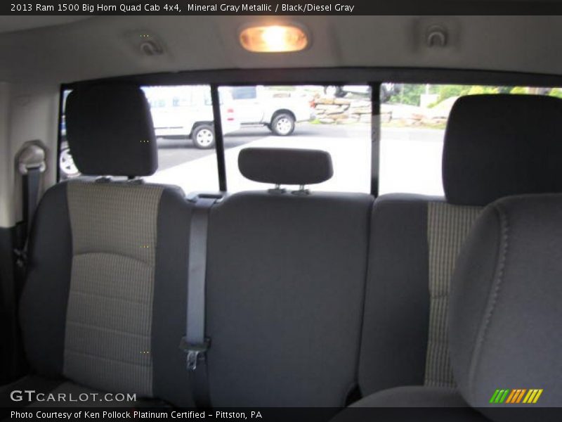 Mineral Gray Metallic / Black/Diesel Gray 2013 Ram 1500 Big Horn Quad Cab 4x4