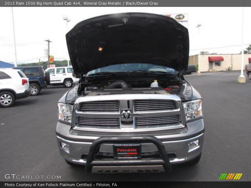 Mineral Gray Metallic / Black/Diesel Gray 2013 Ram 1500 Big Horn Quad Cab 4x4