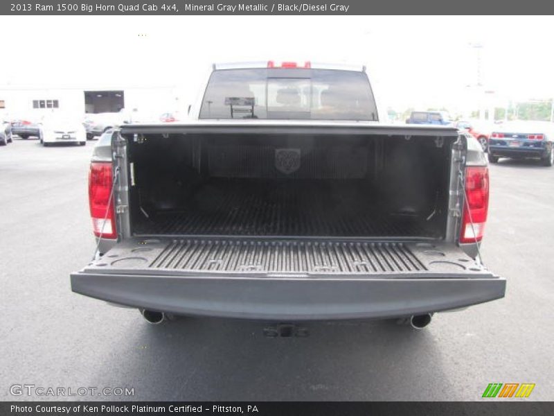 Mineral Gray Metallic / Black/Diesel Gray 2013 Ram 1500 Big Horn Quad Cab 4x4