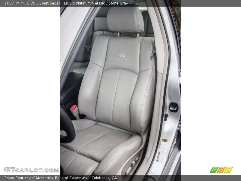 Front Seat of 2007 G 35 S Sport Sedan