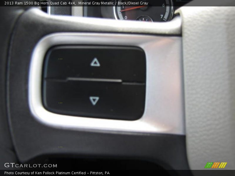 Mineral Gray Metallic / Black/Diesel Gray 2013 Ram 1500 Big Horn Quad Cab 4x4