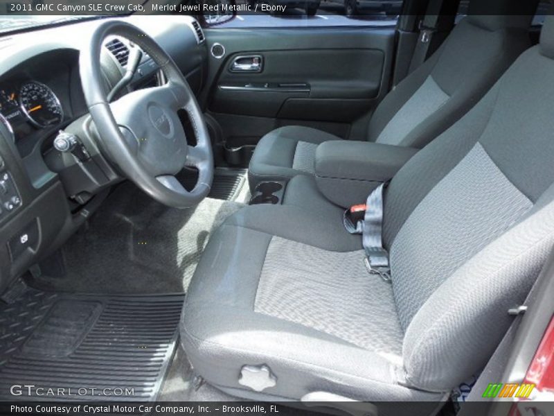 Front Seat of 2011 Canyon SLE Crew Cab