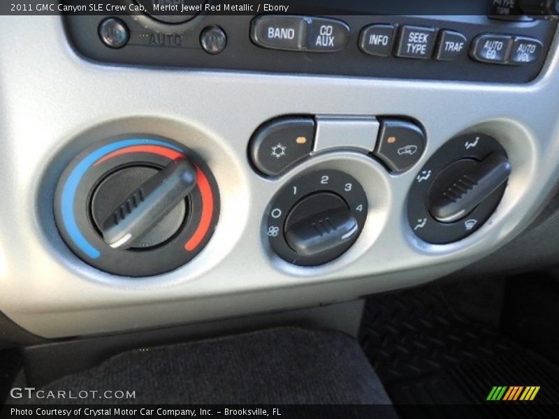 Merlot Jewel Red Metallic / Ebony 2011 GMC Canyon SLE Crew Cab