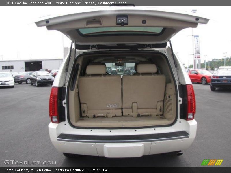 White Diamond Tricoat / Cashmere/Cocoa 2011 Cadillac Escalade AWD