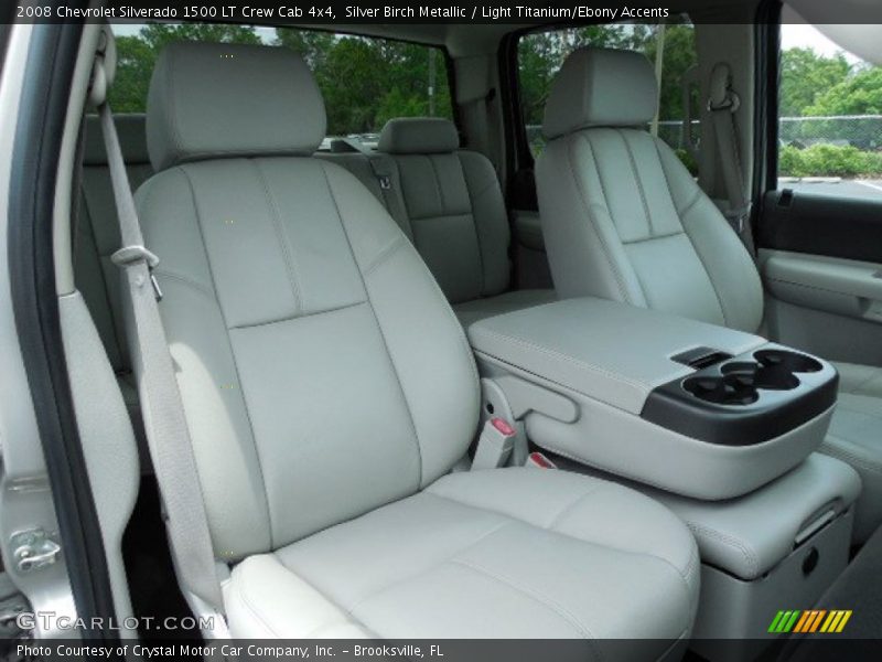 Silver Birch Metallic / Light Titanium/Ebony Accents 2008 Chevrolet Silverado 1500 LT Crew Cab 4x4