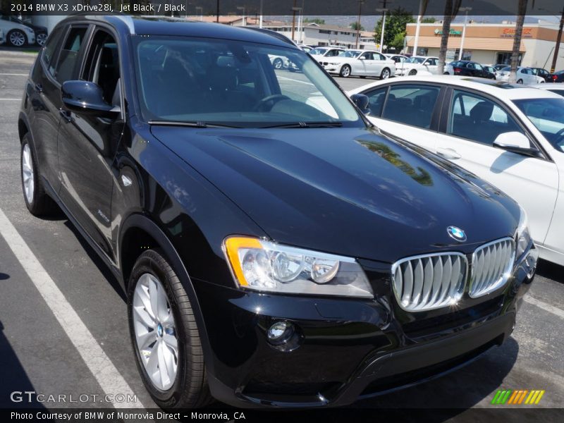 Jet Black / Black 2014 BMW X3 xDrive28i