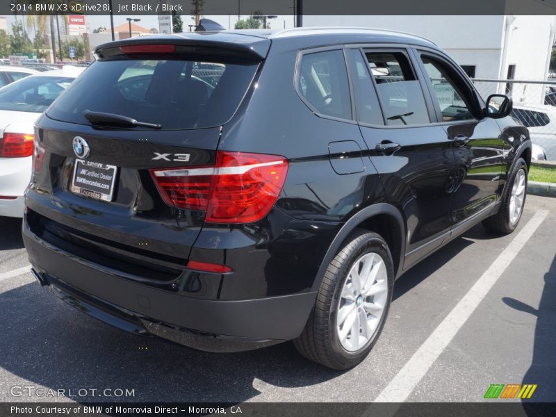 Jet Black / Black 2014 BMW X3 xDrive28i