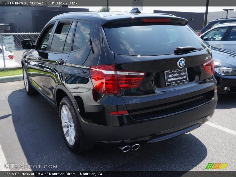 Jet Black / Black 2014 BMW X3 xDrive28i