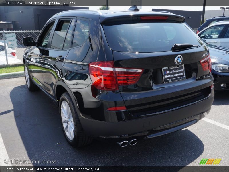 Jet Black / Black 2014 BMW X3 xDrive28i