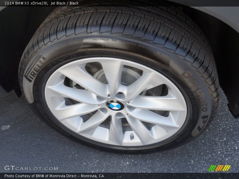 Jet Black / Black 2014 BMW X3 xDrive28i