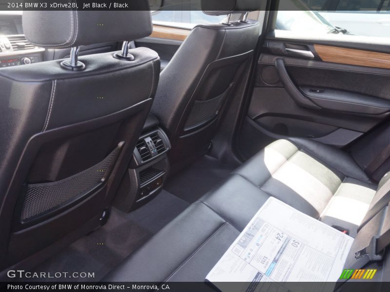 Jet Black / Black 2014 BMW X3 xDrive28i