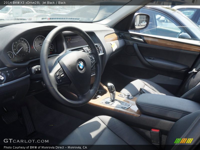 Jet Black / Black 2014 BMW X3 xDrive28i
