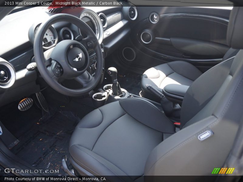 Midnight Black Metallic / Carbon Black 2013 Mini Cooper S Coupe