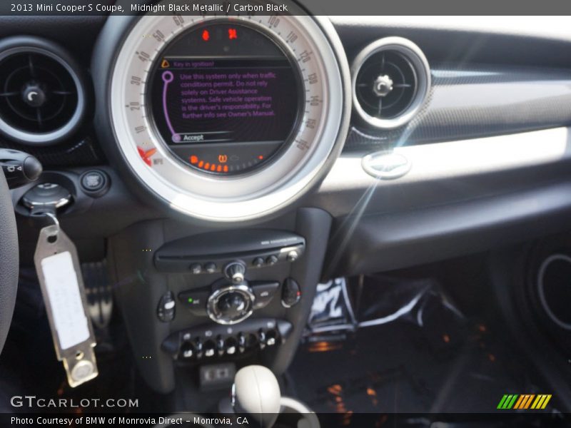 Midnight Black Metallic / Carbon Black 2013 Mini Cooper S Coupe